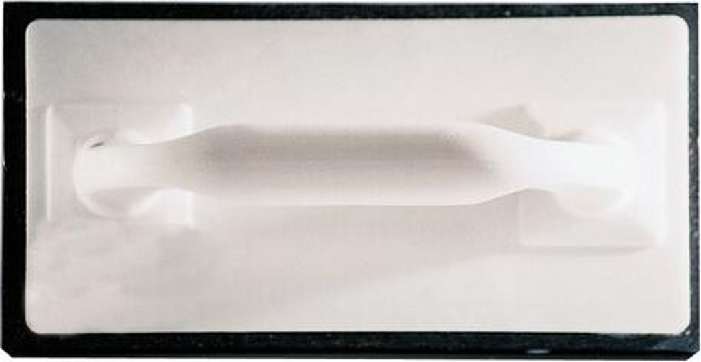 Reibebrett mit Moosgummibelag, 280 x 140 x 8 mm