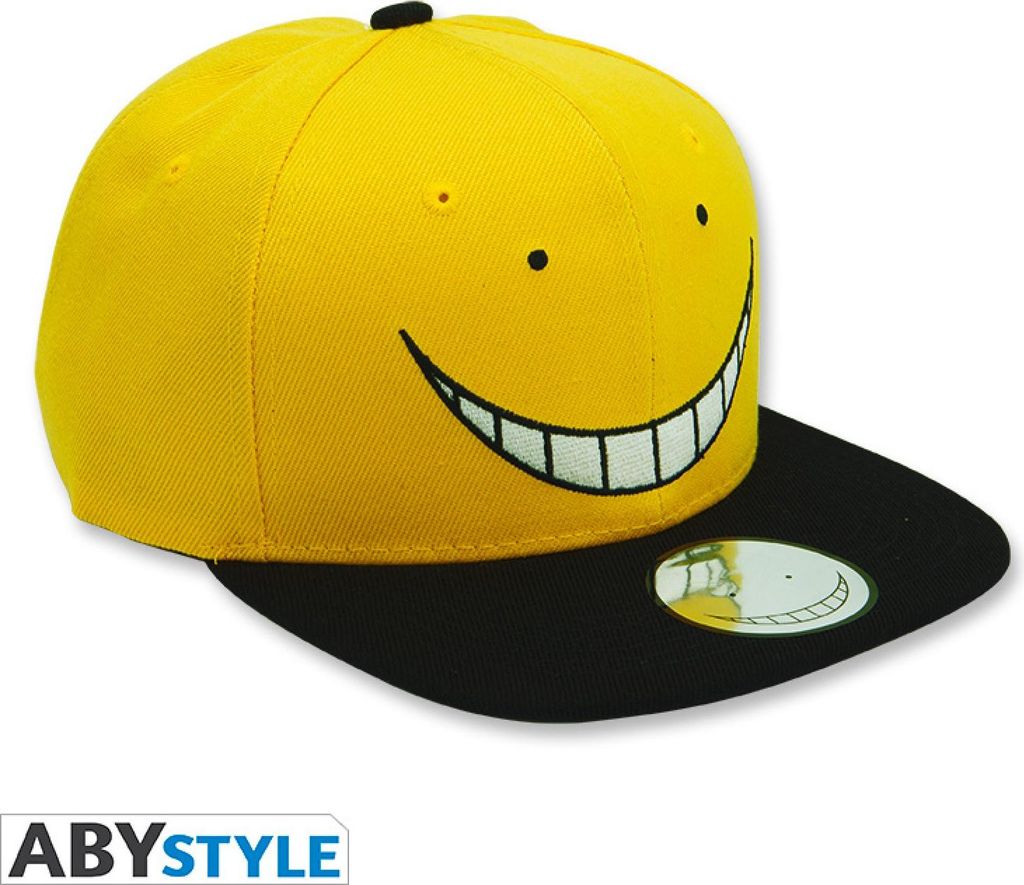 ASSASSINATION CLASSROOM - Snapback Cap - Black & Yellow - Koro