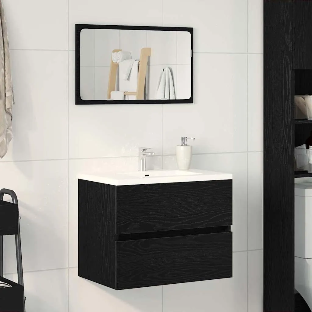 Organizza il tuo Bagno con l'Armadio Rovere Nero Best Möbel 60cm