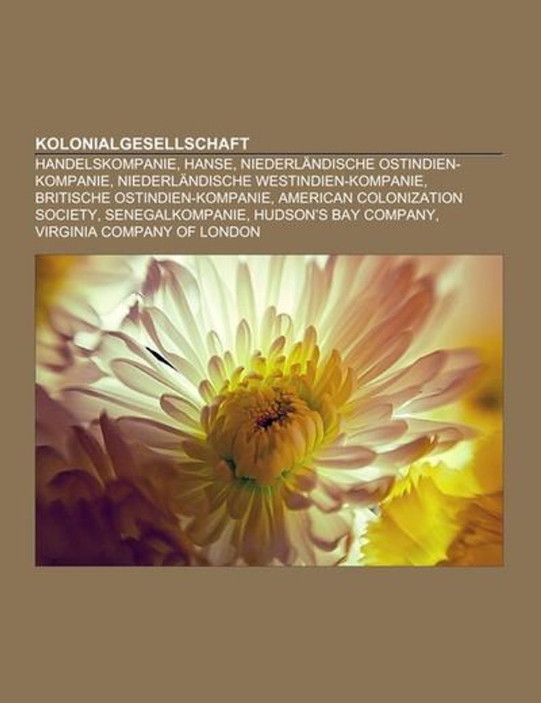 Kolonialgesellschaft