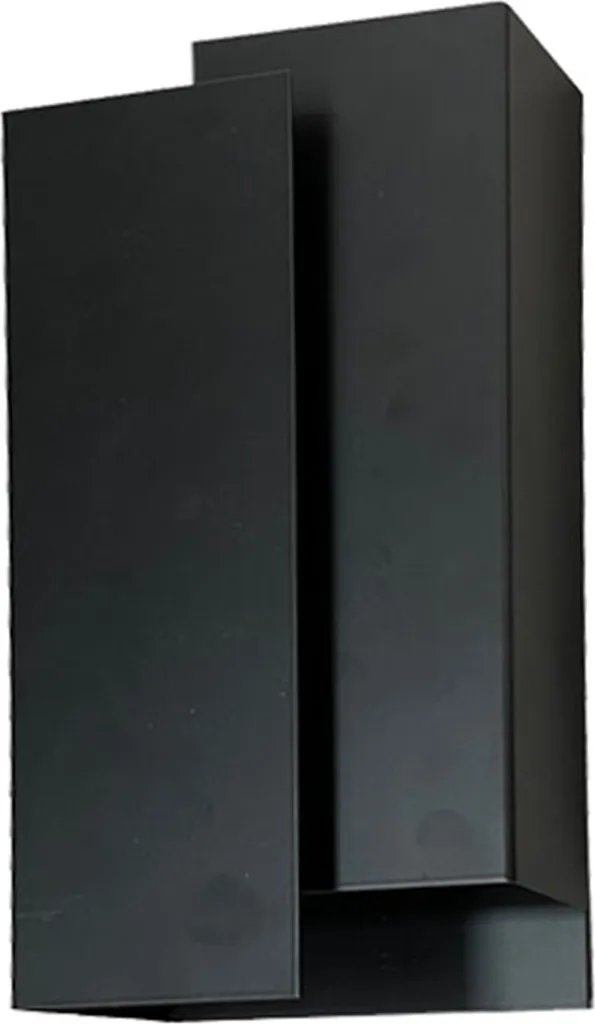 Applique Design Minimaliste en Métal Noir 2 x G9 Luminaire Luminex Wall