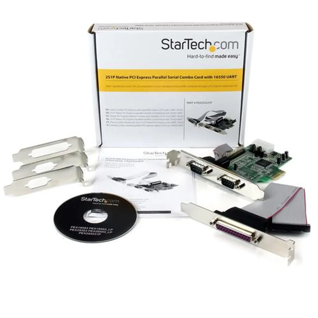 Carte PCI Express 2S1P StarTech.com avec puce ASIX MCS9901CV-CC RS232
