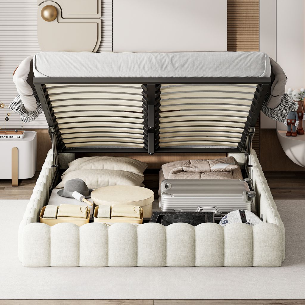CDGlobal Polsterbett 140x200cm, Boxspringbett mit Produktbild