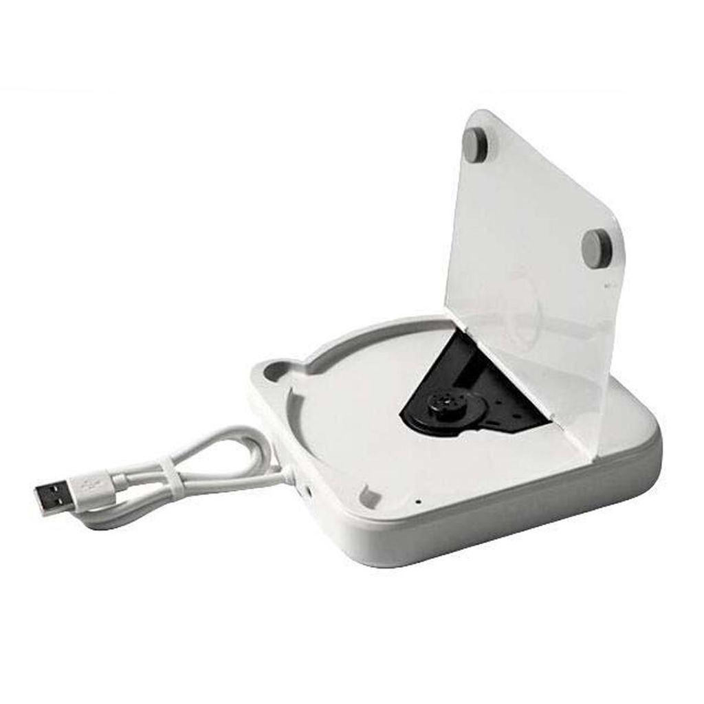 Externer Auto-CD-Player, Multifunktionaler CD-Player,USB-Anschluss ohne Klangqualitätsverlust, HiFi, Passend für verschiedene Automodelle, Weiß