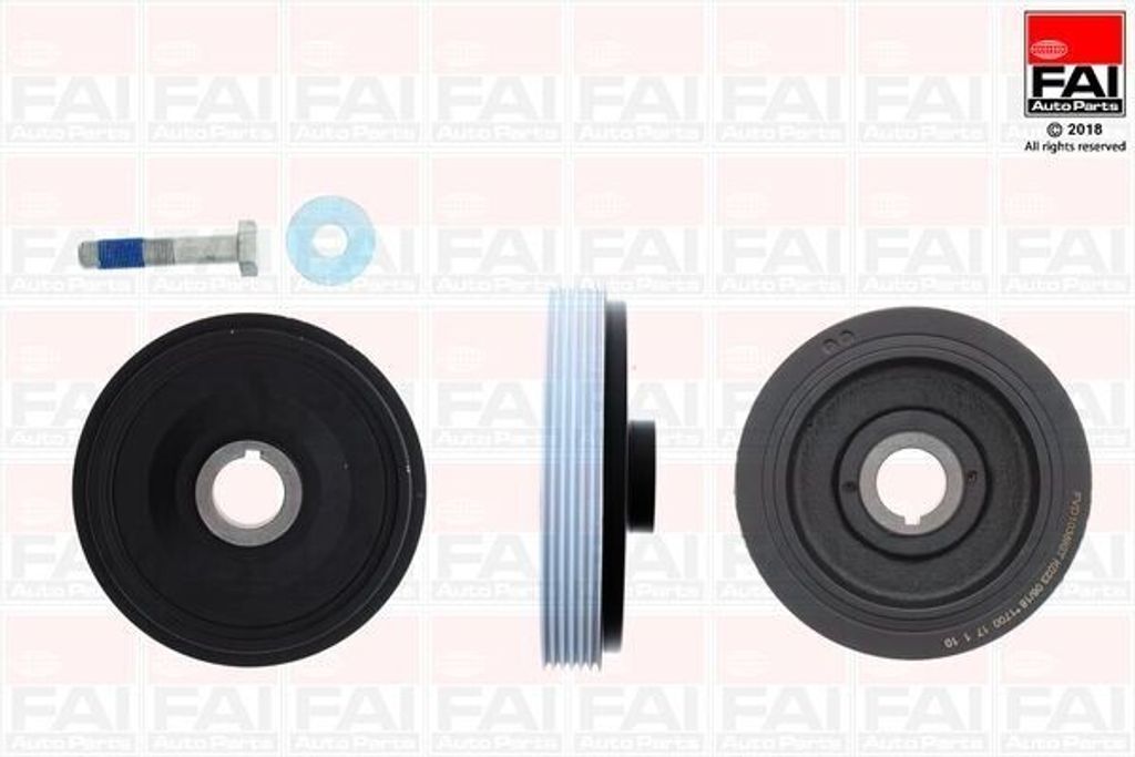 FAI AutoParts Riemenscheibensatz Kurbelwelle FVD1038K für FIAT DUCATO Pritsche/Fahrgestell (230) 153mm