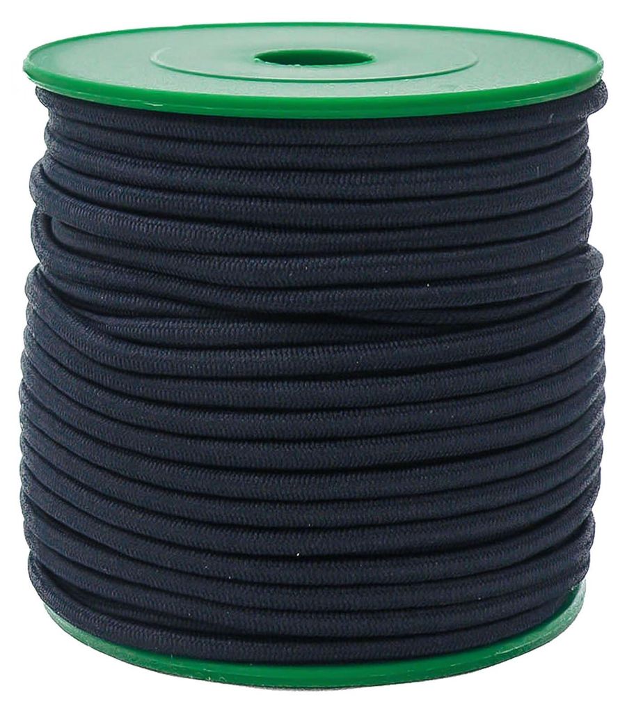 25m Gummikordel 3mm, Gummischnur Gummiband Bekleidungsgummi, Farbwahl