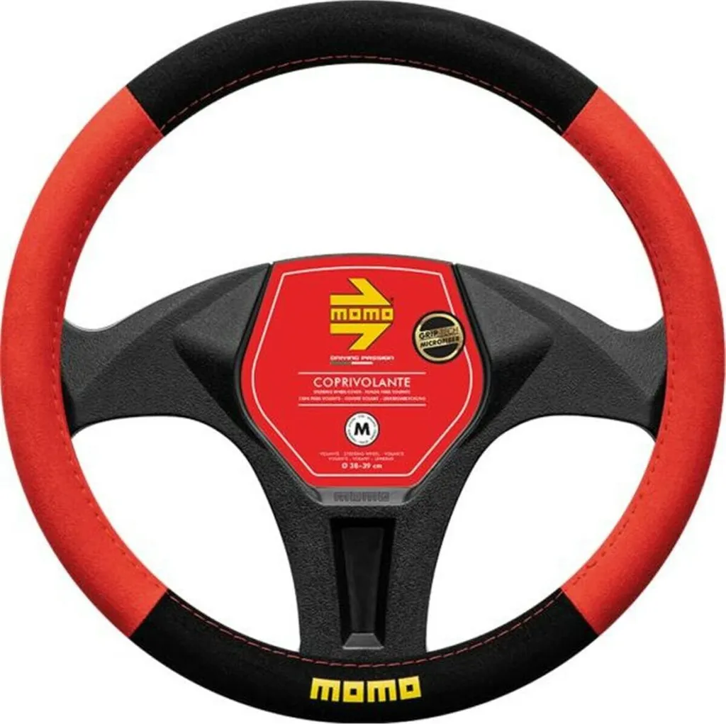 Coprivolante Sportivo MOMO Nero e Rosso MOMLSWC0EAMRB 38-39 cm