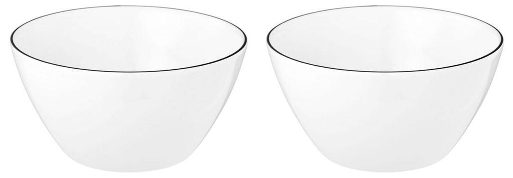 Seltmann Weiden - Zestaw 2 miseczek 15cm Lido Black Line Zdjęcie produktu 