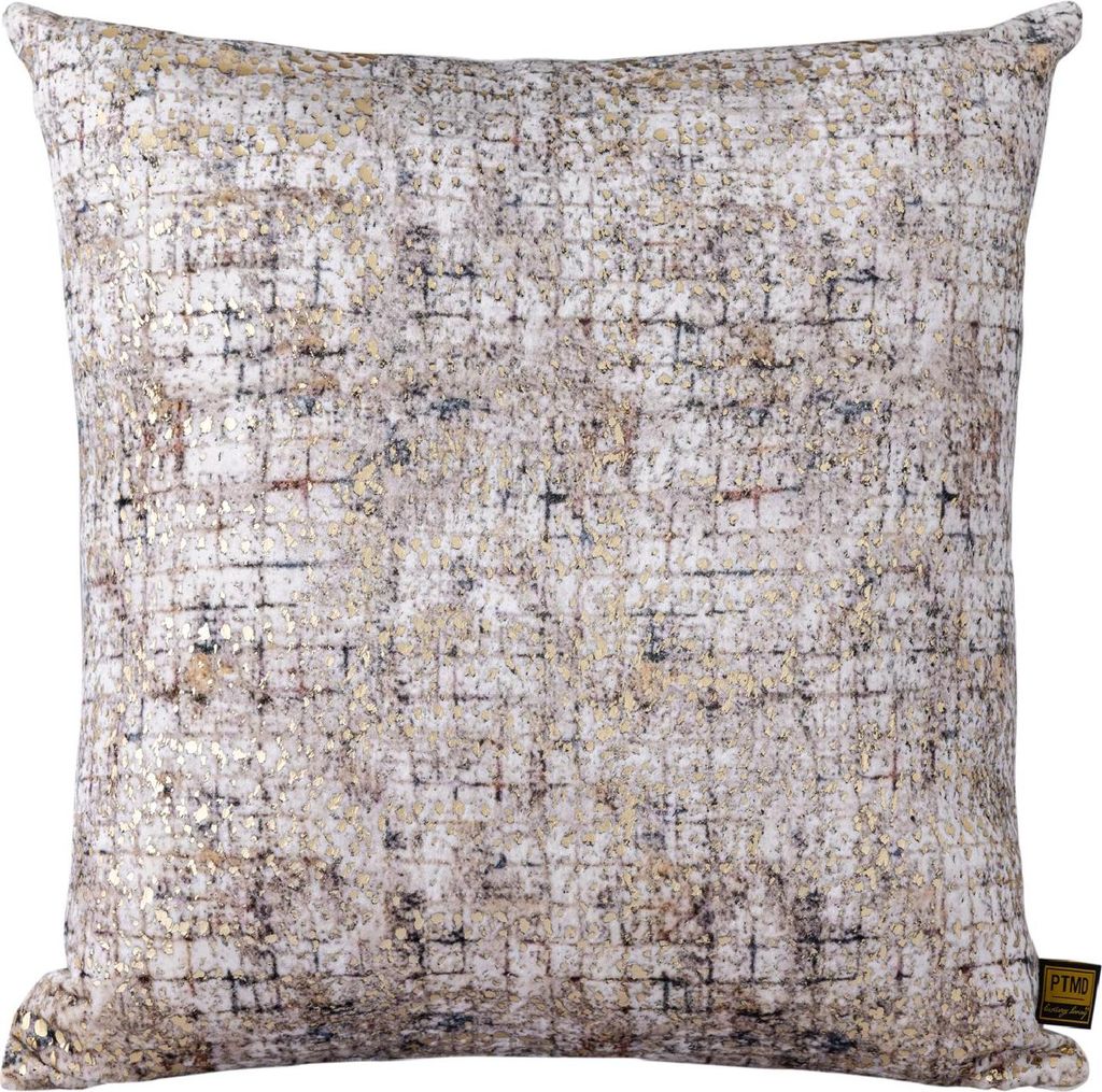 PTMD - Dekokissen Curt - Beige - 50x3x50cm