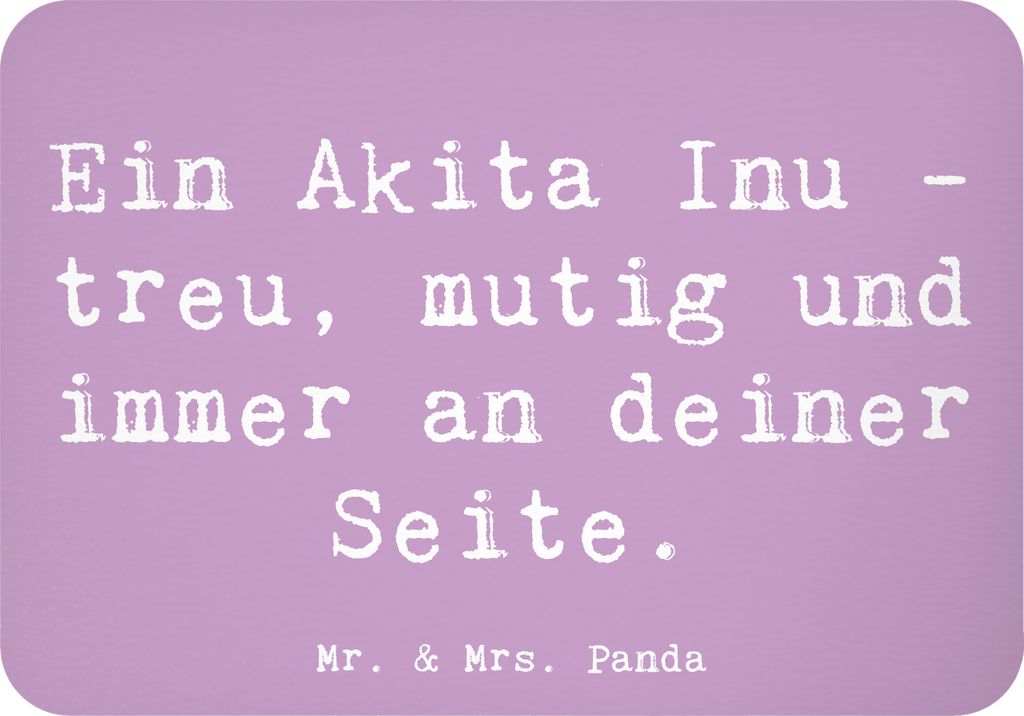 Mr. & Mrs. Panda magnet Spruch Akita Inu Freund - Lavendeltraum - Geschenk, Wachhunde, Partnerschaft, Hunde, Kühlschrankmagnet, Hundeliebhaber, ja...