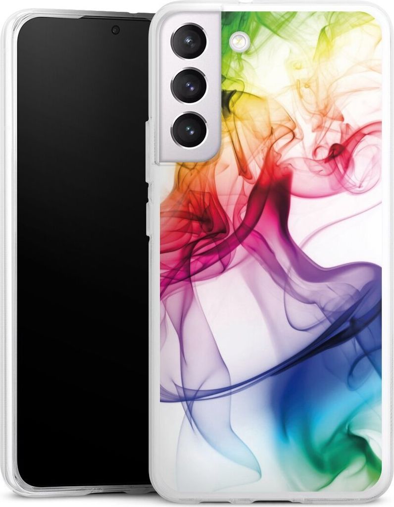 DeinDesign Handyhülle für Samsung Galaxy S22+ Silikon Hülle Case Smartphone Schutzhülle Farbe Regenbogen Wasser