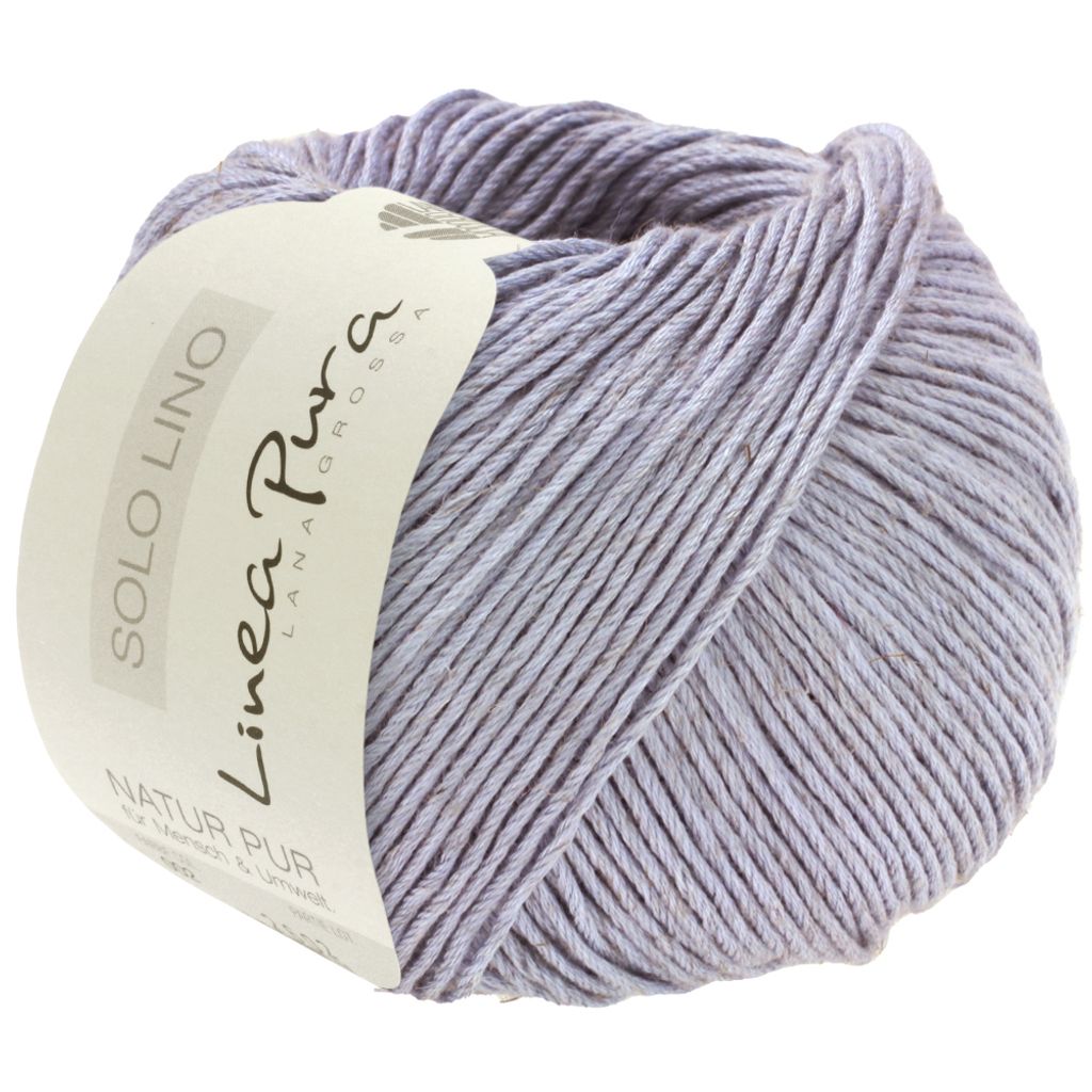 Lana Grossa SOLO LINO (Linea Pura), Farbe:065 - Hellflieder Produktbild 