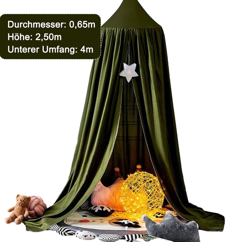 Regenbogen Moskitonetz Mit LED-Lichtern - Prinzessinnen Baldachin Für Mädchen