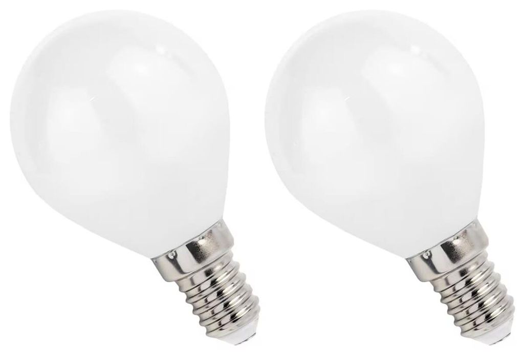 Spectrum LED-Lampe E14 4W 230V - 400 Lumen - 2700K Warmweiß - Gemütliches Licht - Energieeffizient - 2 Stück