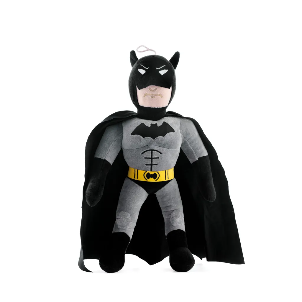 Doudou Batman 50 cm Douillet - Peluche Sécurisée contre Peur du Noir