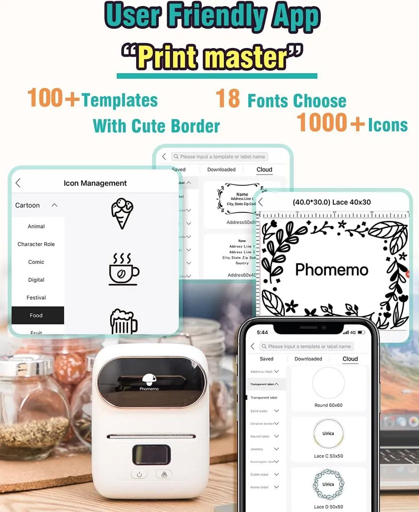 Solution d'Étiquetage pour Commerce et Supermarché Phomemo Portable - 5