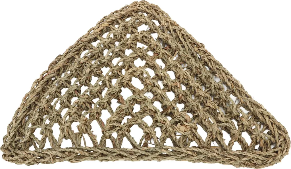 Hamac de Repos Triangle en Herbe Séchée pour Dragon Barbu et Gecko