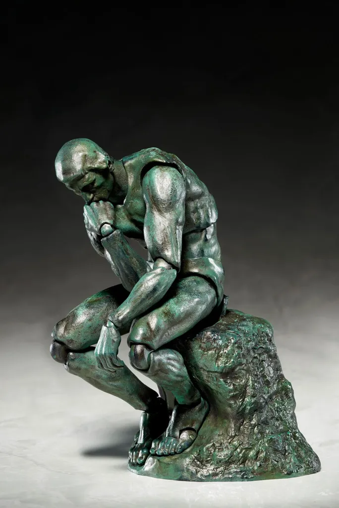 Statue Articulée Le Penseur de Rodin Figurine Figma 16 cm Collection