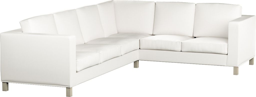 Dekoria Bezug für Karlanda Sofa Ecke links, weiss, 36cm x 30cm x 50cm