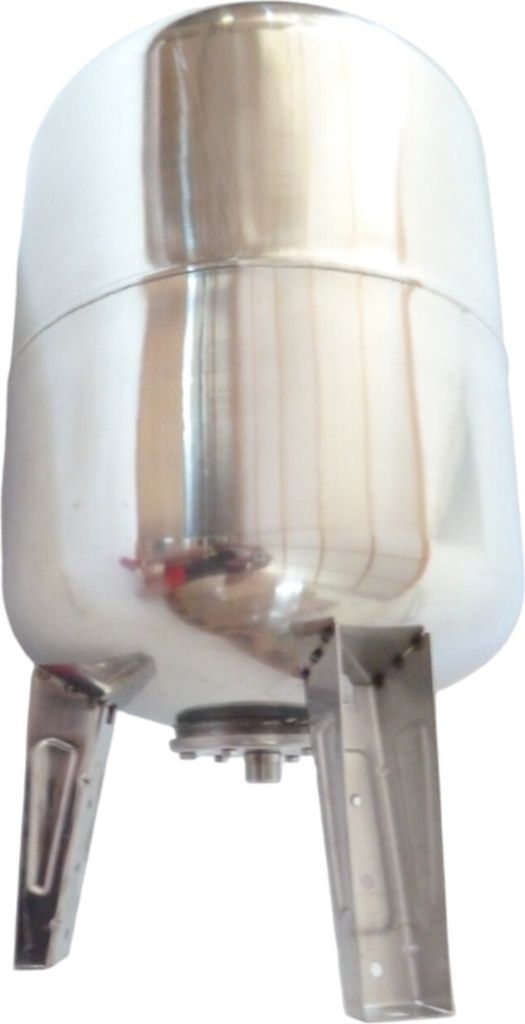 CHM GmbH® 100 L Membrankessel vertikal, Edelstahltank, Produktbild 