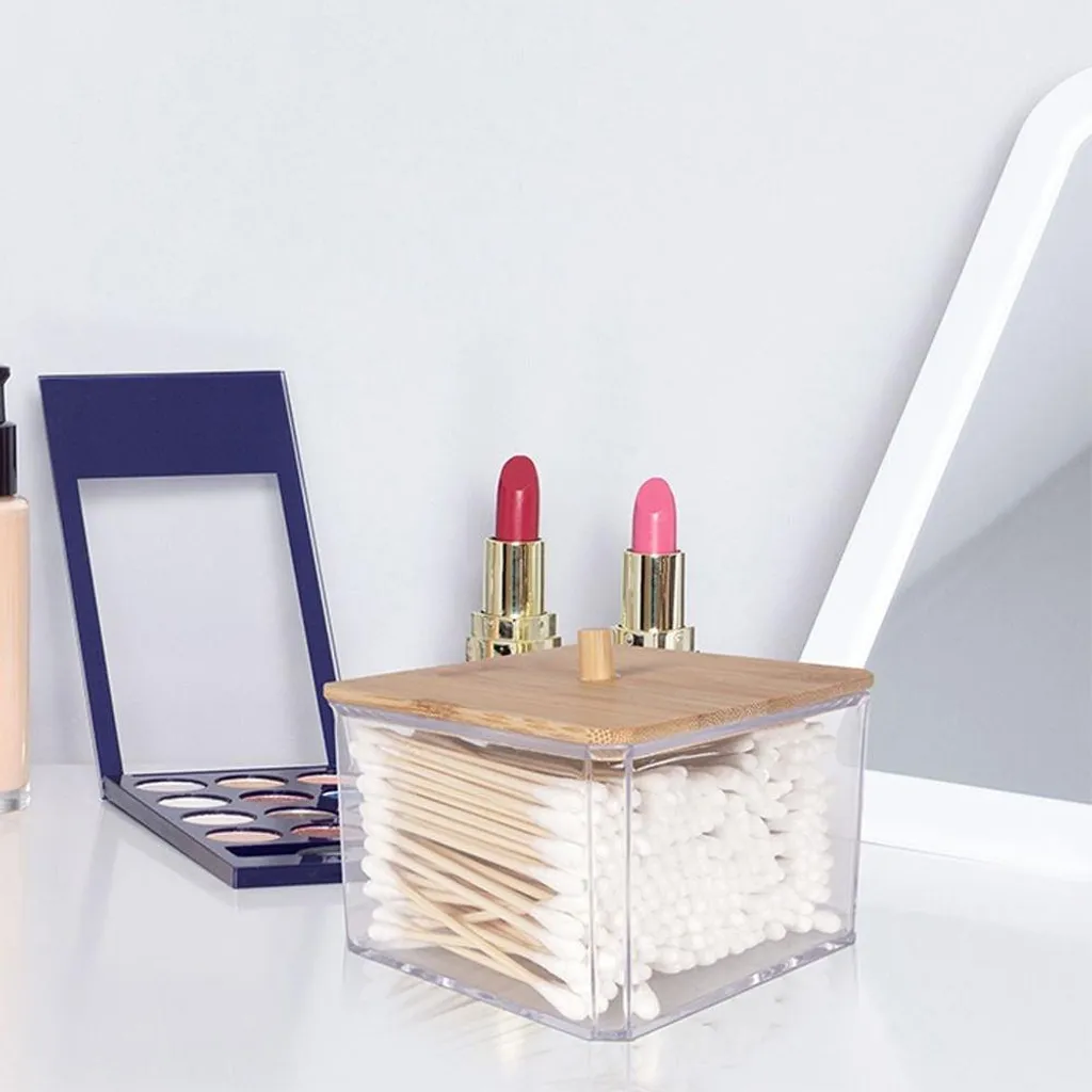 Organisateur de salle de bain pour soins visage et tampons - Format XL
