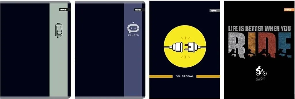 Notebook A5 Linea Men Vibe (5 Pezzi) - Quaderni per Appunti Maschili