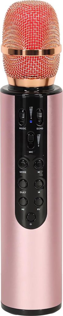 KIK KX3382 Karaoke Bluetooth mikrofon, 2000mAh růžový Obrázek produktu 