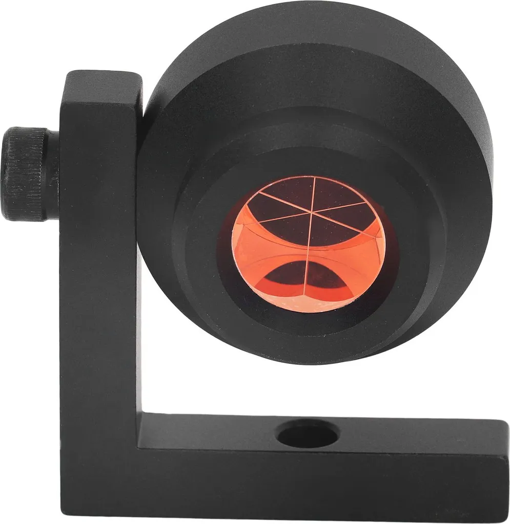 Prisme à angle droit 90° avec support en L et optique double face