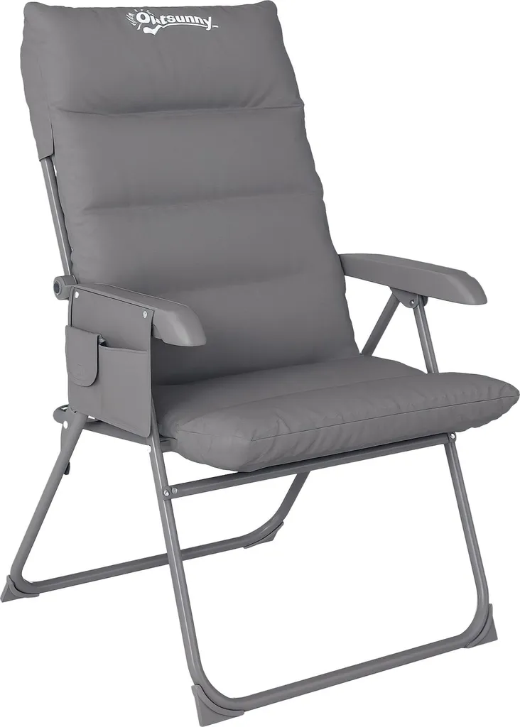 Chaise Camping Rembourrée Finis les Maux de Dos en Pêche