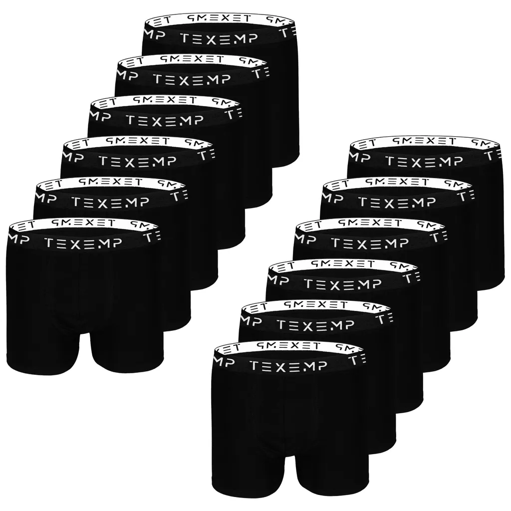Texemp | 6er | 12er Pack Herren Boxershorts