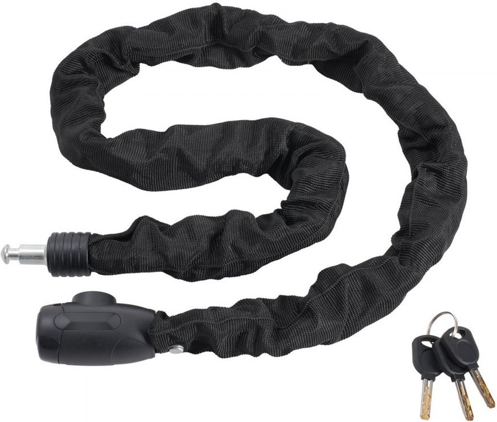 Zapięcie łańcuchowe do roweru 1,2 m - Zamek szyfrowy 8 mm - Zdjęcie produktu 