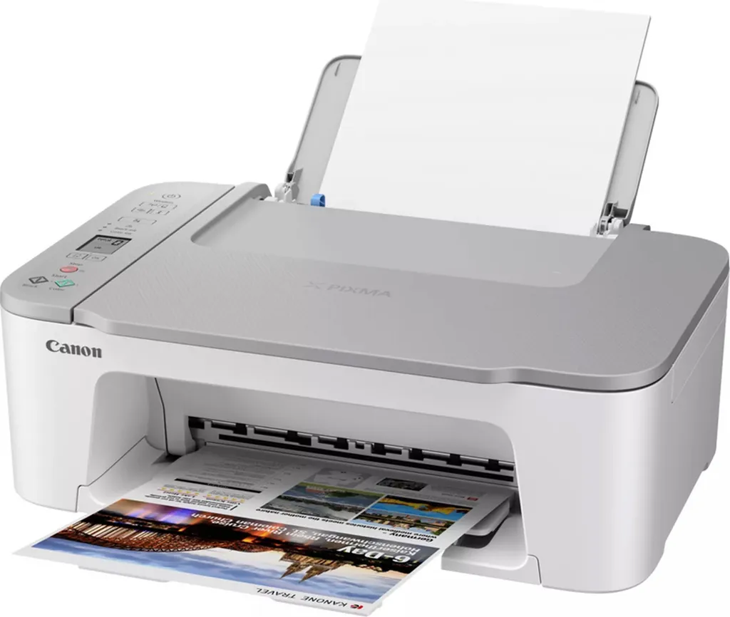Canon PIXMA TS3551i Imprimante sans Fil 3-en-1 avec Écran LCD Blanc