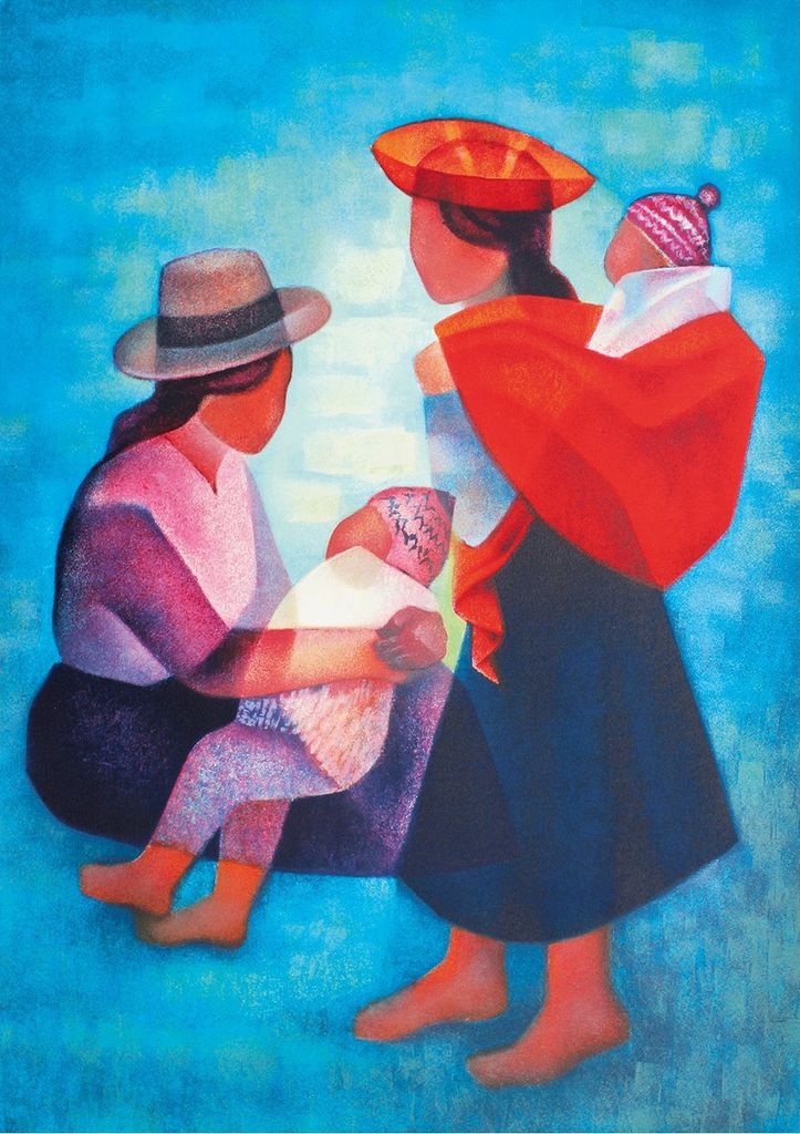 BLUEBIRD Puzzle Peruanische Familie 1000 Teile