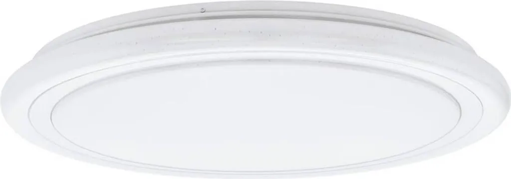 Grand Luminaire de Plafond LED LIPARI Blanc Circulaire et Dimmable