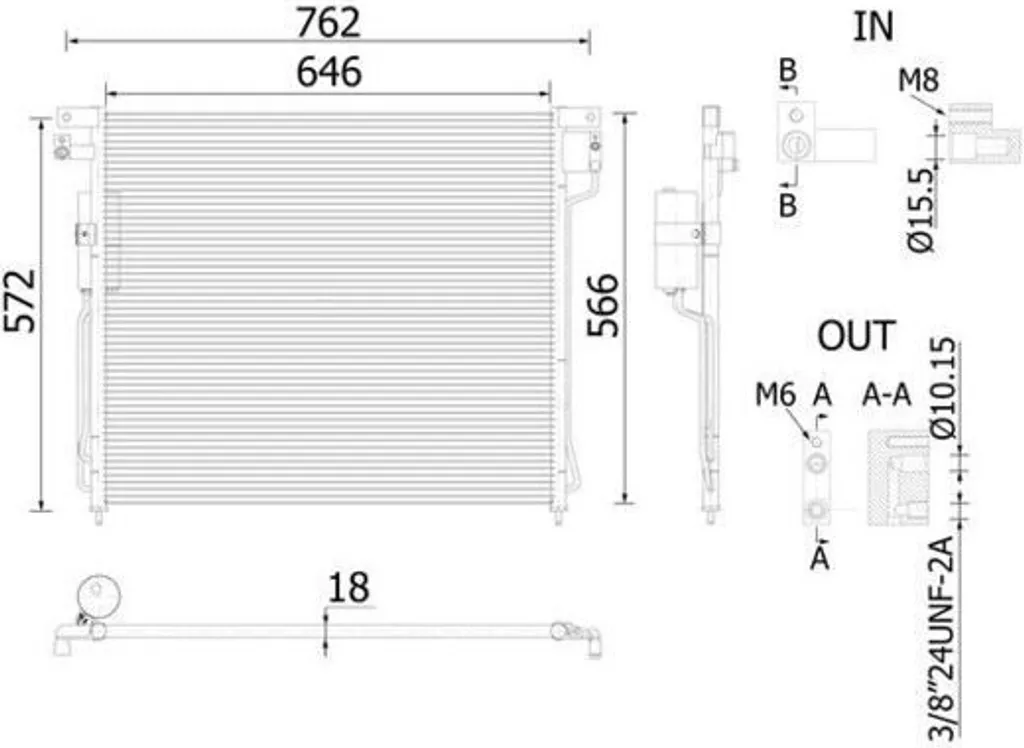Condenseur clim pour Nissan Navara D40 : Réparation climatisation sûre