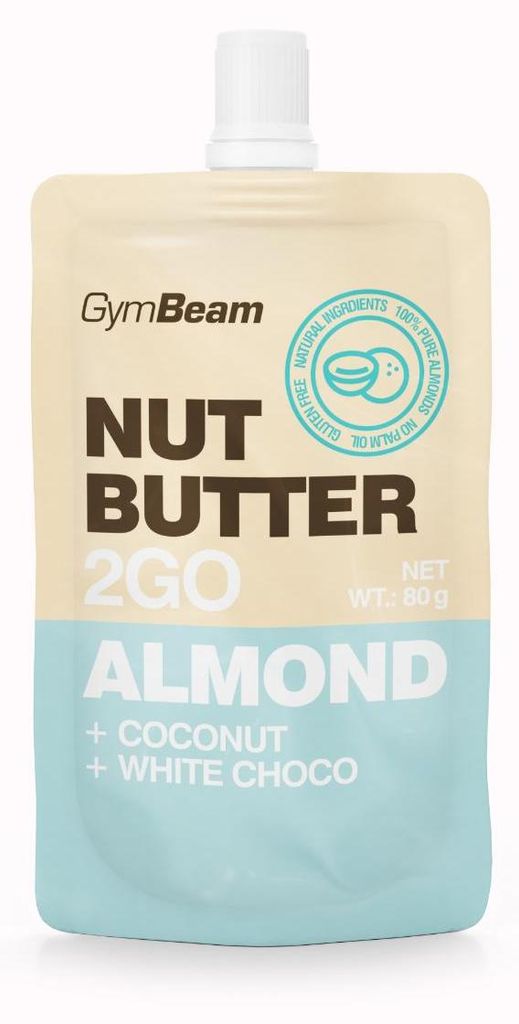 GymBeam - Nussbutter 2GO - Beurre d'amande à la noix de Image du produit 