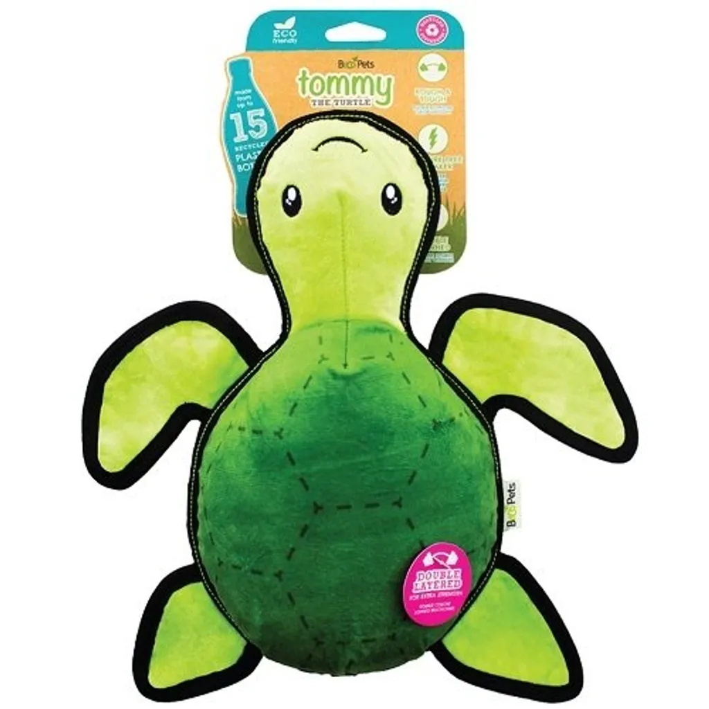 Fini les jouets détruits : Tommy la tortue Beco L pour chien destructeur