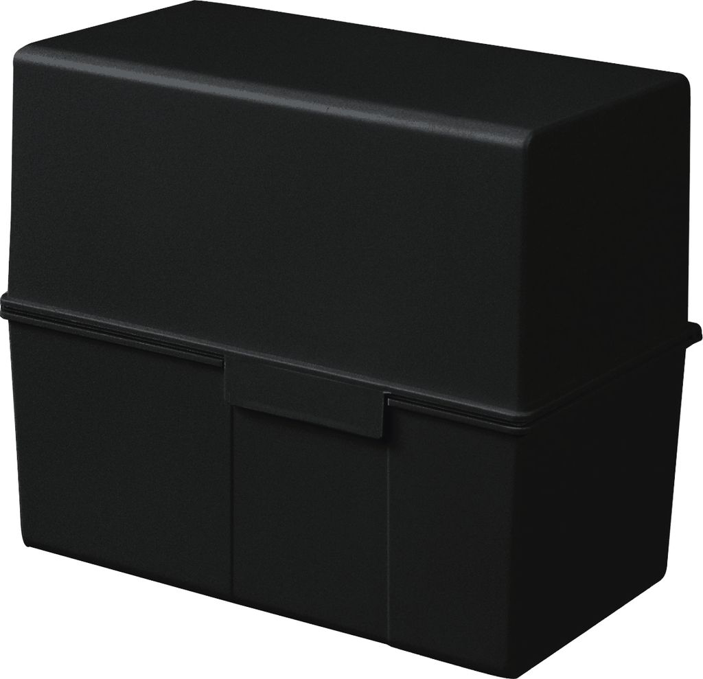 HAN 976-13D 3x Karteibox DIN A6 quer, schwarz