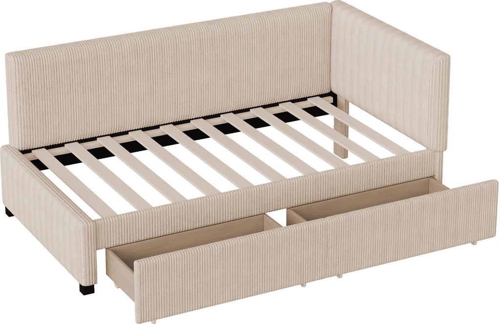 Schlafsofa 90x200cm Polsterbett (ohne Matratze) Produktbild 