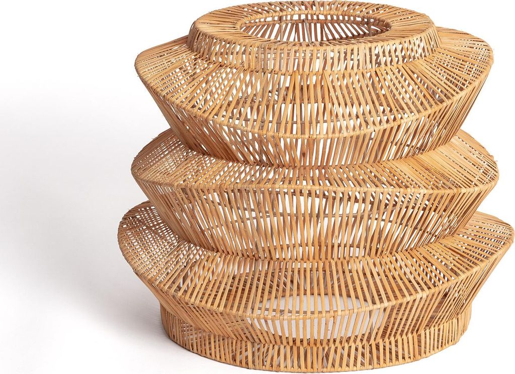 Lampenschirm für Hängeleuchte Rattan Asha Ø500 mm ILUZZIA Braun
