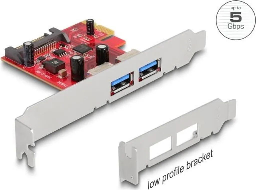 Carte d'interface USB 3.2 Gen 1 DeLOCK 90155 Adaptateur Interne PC