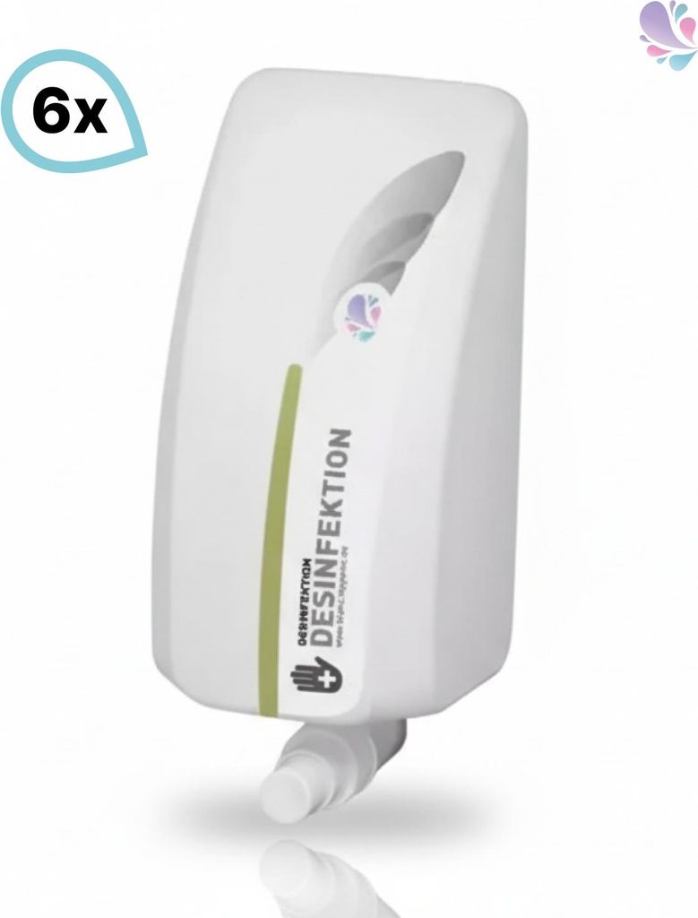 Flächen- & WC-Sitzreiniger Lavela, 6x1-Liter Kartuschen 12.000 Anwendungen je SET : Farbe - Weiß, Verpackungseinheiten - 1 Set Farbe: Weiß Verpa...