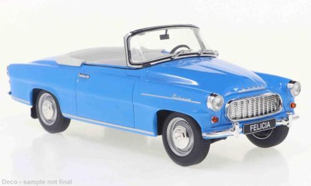 Whitebox 124228 Škoda Felicia Cabrio 1959 modrá 1:24 Obrázok produktu 