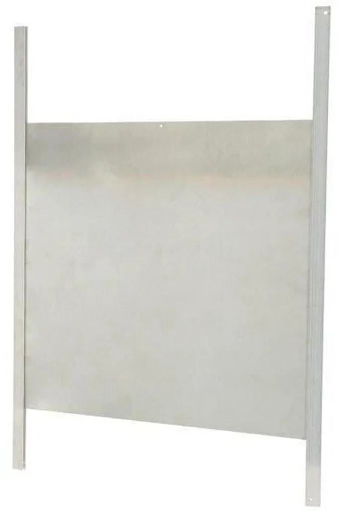 Porte Coulissante Kerbl en Aluminium 43x40 cm avec Rails de Guidage