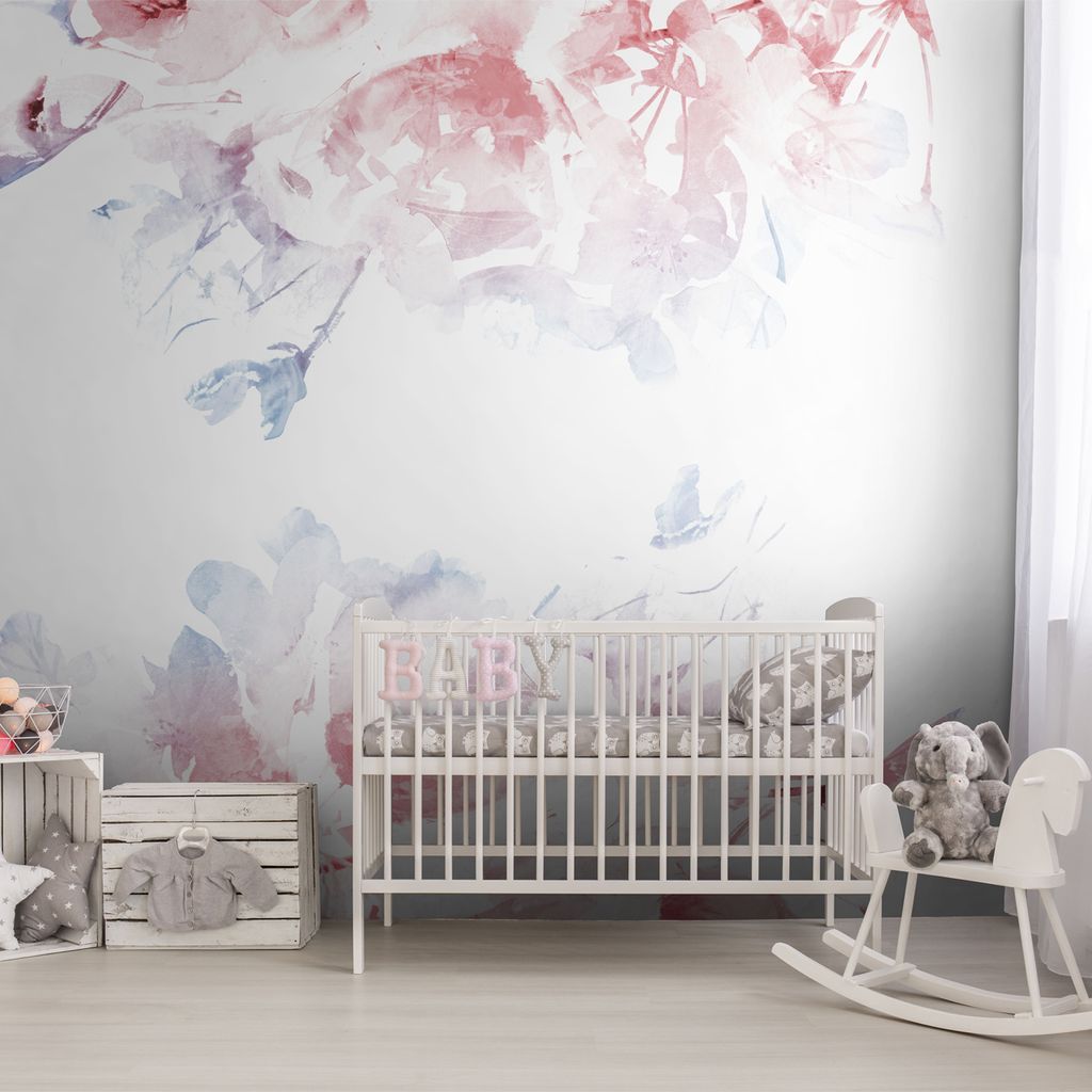 Coloray Fototapete 360x250 cm Vlies-Fototapete - Serenity Rosenquarz Blumen