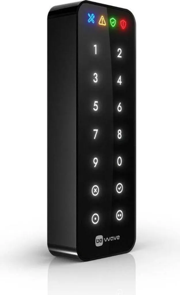 Clavier tactile sans fil BE WAVE AKP-200-B pour système d'alarme