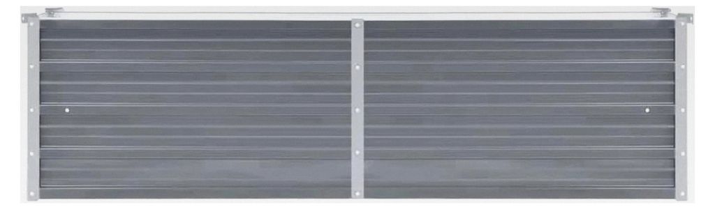 Metall Blumenkasten Hochbeet, verzinkter Stahl, 160x40x45 cm, für Garten, Balkon, Terrasse