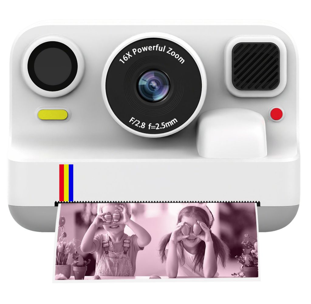 Digitalkamera Kinderkamera 1080P 2,4" Display Kinder ab 3 Jahre inkl. Front- & Rückkamera, Bluetooth-Druck 1080P Video MP3 Spiel, für Jungen & M...