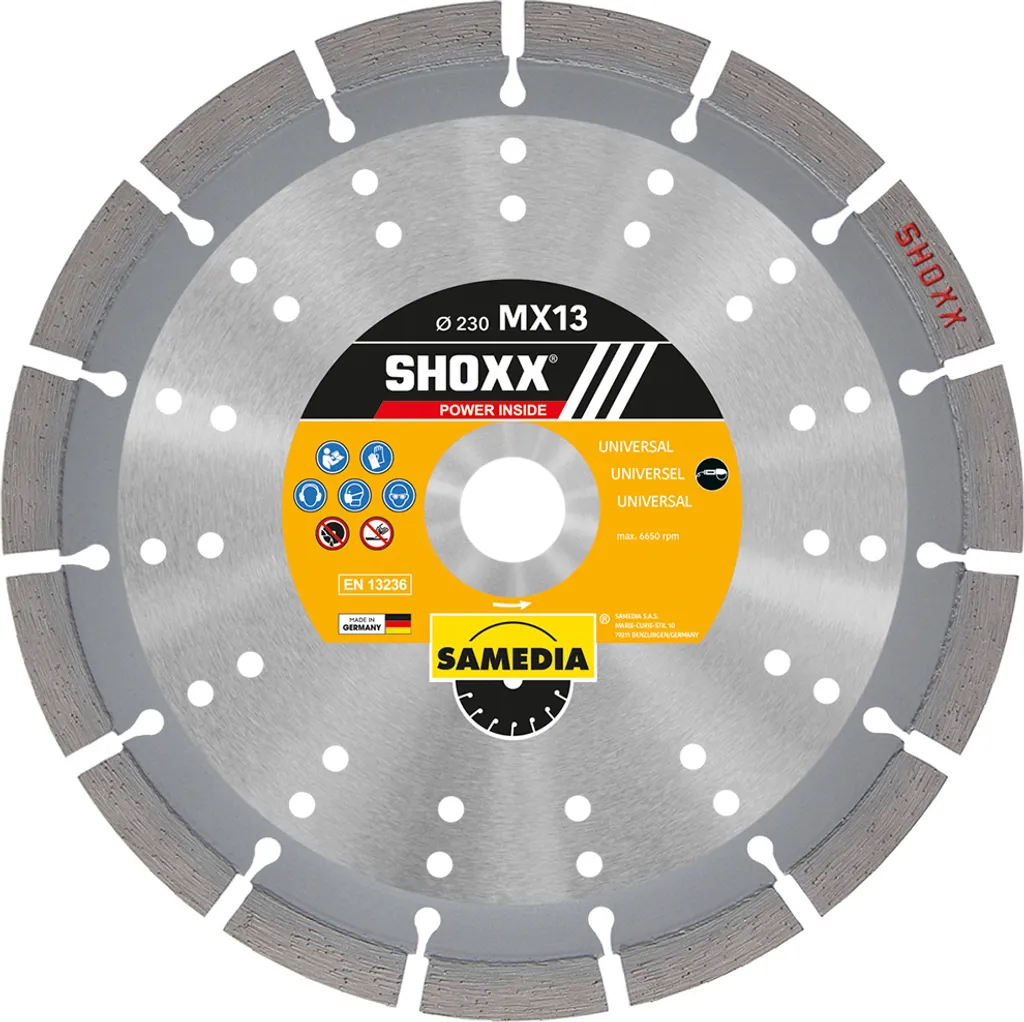Disque de tronçonnage diamanté 150 mm MX13 haute qualité professionnelle