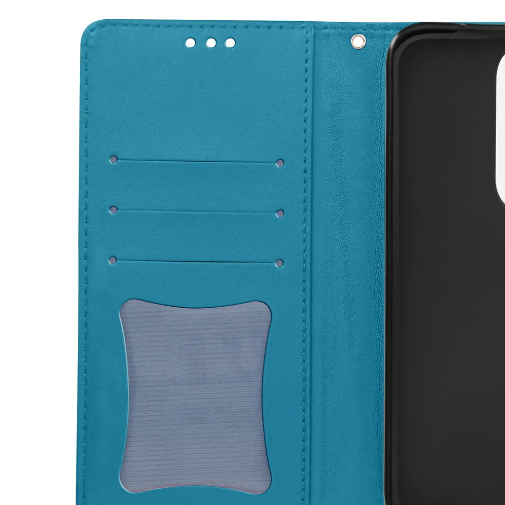 Custodia Mandala Azzurro Honor 200 Lite | Avizar Portafoglio Chic - 2
